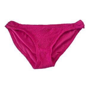 Xhilaration Womens Size XL Crochet Swimsuit Bikini Bottom  Swim Bottoms Pink